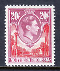NORTHERN RHODESIA — SCOTT 45 — 1938 20/- KGVI HIGH VALUE — MH — SCV $37