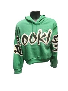 New Look Men's Green Pull Over Hoodie " Brooklyn" Size Large New With Tags - Picture 1 of 6