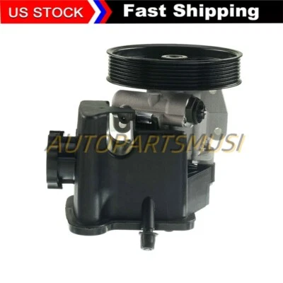 Power Steering Pump w/ Pulley for Mercedes-Benz W203 C230 C320 1.8L 2003-2005 - Image 1 of 2