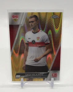 2021-22 Topps Chrome Bundesliga Sasa Kalajdzic Gold Raywave Refractor #88 - Picture 1 of 2