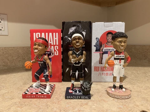 Washington Wizards Bradley Beal IsaiahThomas Rui Hachimura Bobblehead SGA 2020 Cover