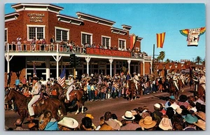 Parada Del Sol Rodeo Parade Scottsdale Arizona Postcard Old West - Picture 1 of 2