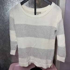Pullover Banana Republic Rayas Metálicas Talla XS Preppy - Imagen 1 de 6