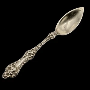 Alvin Orange Blossom Sterling Silver 5-3/4" Grapefruit Citrus Spoon No Mono - Picture 1 of 8