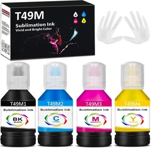 Tinta de sublimación de llenado automático 4x140 ml T49M compatible para SureColor F170 F570 Subl... - Imagen 1 de 6