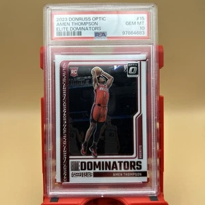2023 Donruss Optic #15 Elite Dominators Rookie Amen Thompson PSA 10 - Picture 1 of 3