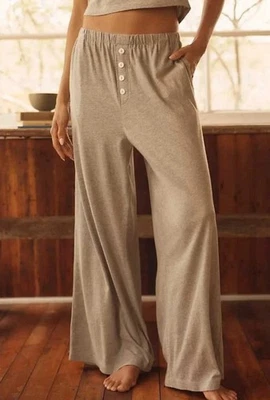 Новый с Ярлыками M на Anthropologie вязаный мягкий серый пижама брюки - Изображение 1 из 3