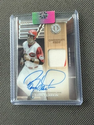 2024 TOPPS TRIBUTE BARRY LARKIN JERSEY SIGNED AUTO TTTA-BL #D/99 CINCINNATI REDS - Image 1 of 2