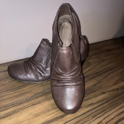 Mujer Kim Rogers Carolena Botines Botín Shootie Marrón Oscuro Talla 9 Foto 1 de 4