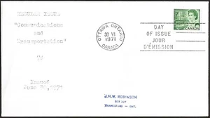 🍁Canada  #543    "QEW II CENTENNIAL"   Fine Used 1967 First Day Cover - Bild 1 von 2