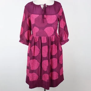 Anthropologie Girls From Savoy Womens Size 0 Bouquet Toss 100% Silk Dress - Picture 1 of 6