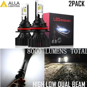 Alla Lighting 9004 LED Headlight Bulb Dual Beam Conversion Kit,Bright White vs - Picture 1 of 12