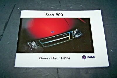 Saab 900 1994 manual del propietario nuevo convertible original y sedán Foto 1 de 4