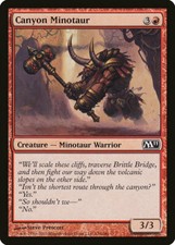 FOIL Canyon Minotaur | MtG Magic Magic 2011 (M11) | English | Near Mint