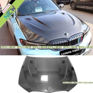 Carbon Fiber Style Front Hood Bonnet For 2019-2022 BMW 3 Series G20 G28 Sedan - Picture 1 of 8
