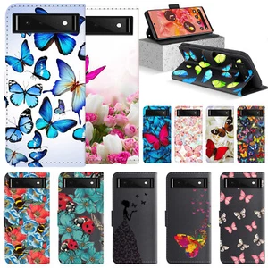 Magnetic Wallet Leather Phone Case Cover For Google Pixel 8A 8 Pro 7A 6A 5A 5 4A - Picture 1 of 60