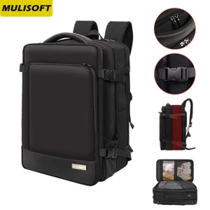 Reiserucksack Handgepäck Flugzeug, Erweiterbar 32x28x46cm 17'' Laptop Rucksack  - Bild 1 von 12