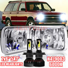 For Chevrolet 82-93 S10 Blazer GMC S15 7X6" Projector LED Headlight Hi/Lo 6000k