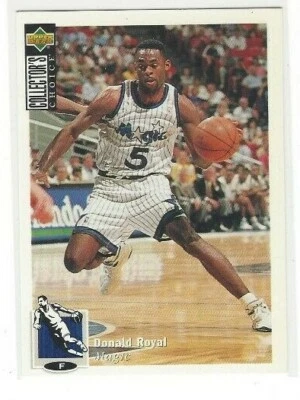 1994-95 COLLECTOR'S CHOICE BASKETBALL REGULAR BASE SERIES 1 SINGLES #'S 1-210 - Image 1 of 2