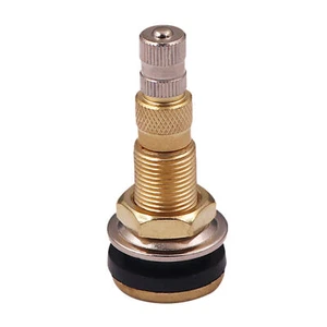 Brass Tubeless Valve Stem Outdoor Truck Professional Vacuum Tire Valve Practical - Picture 1 of 12