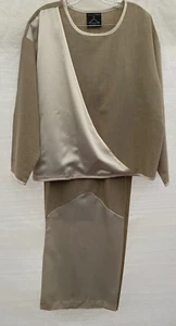 ANTHONY MARK HANNKINS..2 PC..PANT SUIT..OUTFIT..TOP & PANTS..NEW LARGE - Picture 1 of 4