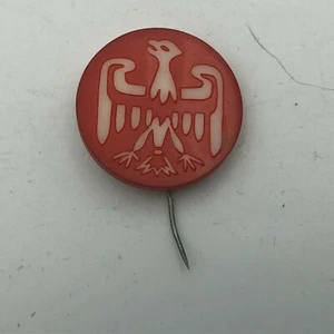 Vintage Polish Solidarity Eagle 1" Plastic Stickpin R6 - Bild 1 von 12
