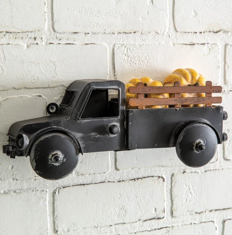Mini Black Truck Wall Basket Cover