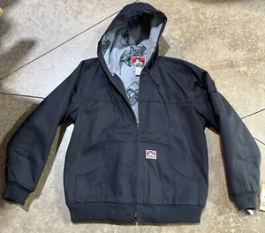 Ben Davis Jacket Hooded Black zip up - Picture 1 of 3