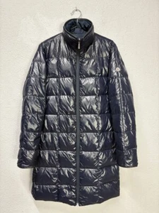 Moncler womens down long two sided coat jacket size 4 / L - Picture 1 of 24