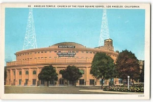 Angelus Temple, Church Of The Four Square Gospel, California VTG Postcard SK2. - Picture 1 of 2
