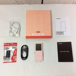 64GB MP3 Music Player PINK Bluetooth HiFi Sound Voice Recorder Mini Design - Picture 1 of 8