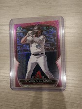 Deyvison De Los Santos 2023 Bowman Chrome Rookie Fuchsia Shimmer Refractor /199