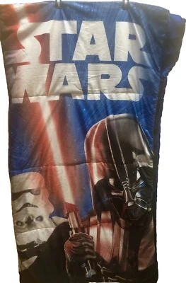 Saco de dormir Star Wars para niño 54 pulgadas x 29 pulgadas Darth Vader camping pijamada Foto 1 de 4