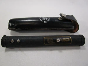 Vintage C.L. Berger brass sight scope hand surveying level Boston Mass with case - Picture 1 of 8