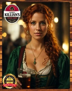 George Killian's Irish Red - Restored - Metal Sign 11 x 14 - Picture 1 of 5