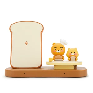 Kakao Friends 2in1 Wireless Charging Stand Bakery Ryan&Chunchik - Photo 1 sur 11