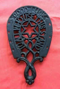 Good Luck To All Horse Shoe TRIVET    BHS 1 - Picture 1 of 3