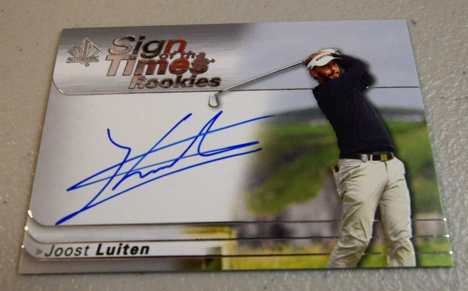 2021 SP Authentic Sign of the Times Rookies Joost Luiten #SOTTR-JL Auto RC - Image 1 of 2