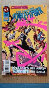 THE AMAZING SCALET SPIDER #2 VF/NM 1995 Marvel Comics Direct Ed 1st App JOYSTICK - Picture 1 of 2