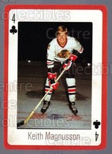 2005 Chicago Blackhawks Legends Playing Card #30 Keith Magnusson