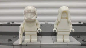 LEGO Minifigure JEDI & Tie Fighter Pilot Prototype *Glow in the Dark RARE HTF* - Picture 1 of 2