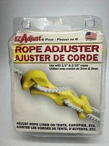 Grabbit Tool Co. EZ Adjust Rope Adjuster 6 Pk, For Tents & Canopies, Etc. - Picture 1 of 8