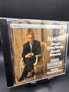 DANIEL BARENBOIM - LISZT: DANTE SYMPHONY / DANTE SONATA MUSIC CD, TELDEC GMBH - Picture 1 of 4