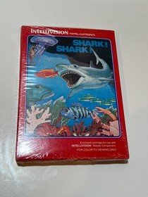 Original SEALED 1982 Shark! Shark! video game Intellivision CIB + 1987 catalog