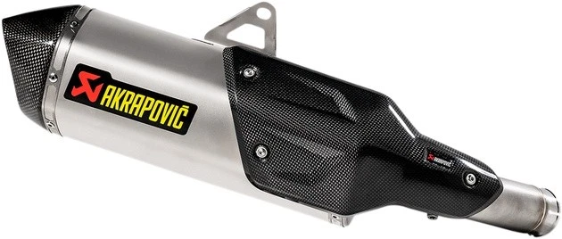 Silenciador deslizante Akrapovic Ti/CF para Kawasaki KLZ1000C Versys 1000 SE LT+ 2019 - Imagem 1 de 1