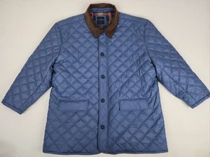 Abrigo Brooks Brothers Paddock Acolchado Diamante Aislado Térmico Para Hombre 4XL Azul - Imagen 1 de 16