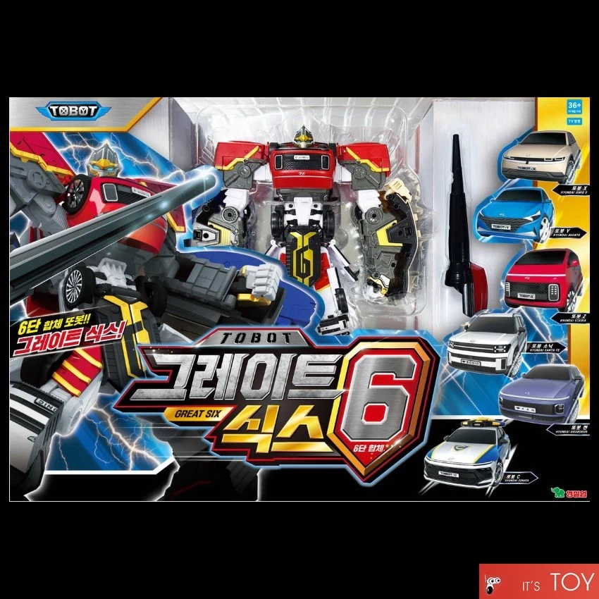 TOBOT GREAT SIX 6 Integration Transformer Robot X Y Z Sonic Ken C Hyundai Cars - Image 1 of 4