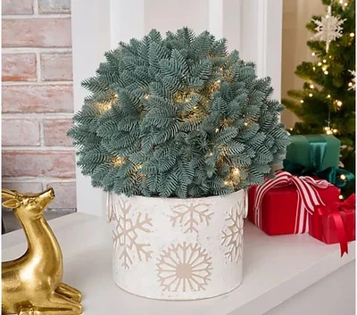 Bethlehem Lights 15" Over-lit Sphere with 3-in-1 Micro LEDs GREEN H459237 - Image 1 of 2