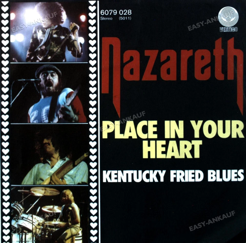Nazareth - A Place In Your Heart / Kentucky Fried Blues 7" (VG+) ' - Image 1 of 1