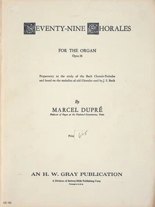 For The Organ 79 Chorales Opus 28 Study Bach Chorale Preludes Music Songs Book - Picture 1 of 9